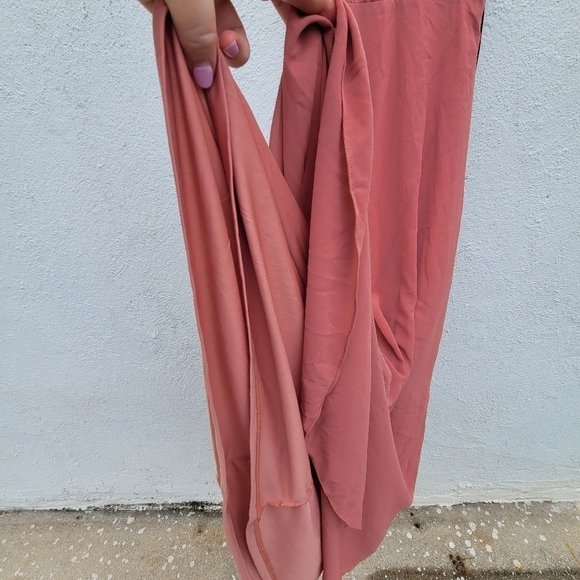 NWT Lulu's criss cross back thin straps maxi dress size M - Picture 2 of 10